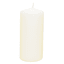3-Pack Ivory Unscented Overdip Pillar Candles, 5.6"
