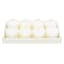 8-Pack Ivory Unscented Overdip Votive Candles
