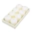 8-Pack Ivory Unscented Overdip Votive Candles