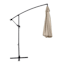 Tan Offset Round Patio Umbrella, 10'