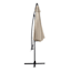 Tan Offset Round Patio Umbrella, 10'
