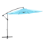 Turquoise Offset Round Patio Umbrella, 10'