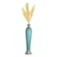 Blue Mosaic Metal Floor Vase, 35.5"
