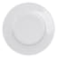 White Porcelain Rim Salad Plate, 8"