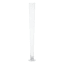 Clear Glass Floor Vase, 40"