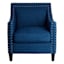 Providence Erica Studded Accent Chair, Blue