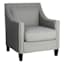 Providence Erica Studded Accent Chair, Grey