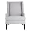 Providence Asher Greek Key Accent Chair, Grey