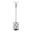 X-Base Metal Coat Rack, Black