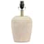 Honeybloom Beige Textured Small Lamp Base, 12.8"