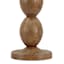 Found & Fable Walnut Wood Finish Stacked Medium Table Lamp Base, 22"