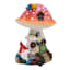 Solar Mushroom Outdoor Garden Statue, 11"