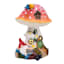 Solar Mushroom Outdoor Garden Statue, 11"