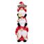 Stacked Ladybug Gnomes Outdoor Garden Statue, 9"