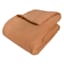 Crosby St 3-Piece Brown Cotton Textured Comforter Set, Full/Queen