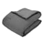 Crosby St. 3-Piece Grey Cotton Textured Comforter Set, Full/Queen