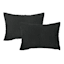 Crosby St. 3-Piece Black Cotton Textured Comforter Set, King