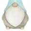 Sunny Club Blue Gnome Outdoor Garden Statue, 14"