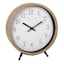 Natural Wooden Round Wall Clock, 9.5"