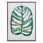 Found & Fable Framed Leaf Canvas Wall Art, 12x16