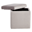 Stuart Square Storage Ottoman, Grey