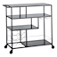 Crosby St. Brooklyn Metal Bar Cart, Black