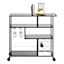 Crosby St. Brooklyn Metal Bar Cart, Black