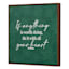 Found & Fable Framed Sentiment Canvas Wall Sign, 12"
