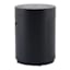 Crosby St. Steel Round Outdoor Firepit Table, Black