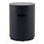 Crosby St. Steel Round Outdoor Firepit Table, Black