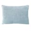 Blue Heathered Cozy Plush Throw Pillow, 14x20