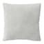 Grey Heathered Cozy Plush Throw Pillow, 18"