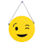 Hanging Reversible Emoji Wall Art, 8"
