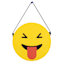 Hanging Reversible Emoji Wall Art, 8"