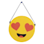 Hanging Reversible Emoji Wall Art, 8"