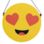 Hanging Reversible Emoji Wall Art, 8"