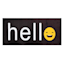 Hello Emoji Canvas Wall Art, 20x8