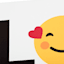 Love Emoji Canvas Wall Art, 20x8