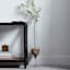 Clear Hourglass Floor Vase, 32"