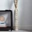Gold Metal Floor Vase, 35.5"