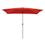 Cherry Crank Rectangle Patio Umbrella, 6.5x10ft