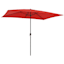 Cherry Crank Rectangle Patio Umbrella, 6.5x10ft