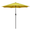 Yellow Crank & Tilt Round Patio Umbrella, 7.5'