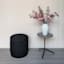 Crosby St. Neo Round Storage Ottoman, Black