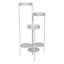 Crosby St. Mirrored Tiered Plant Stand, 36"
