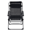 Steel Sling Gravity Patio Chair, Black