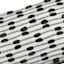 Found & Fable Black & White Textured with Tassels Lumbar Outdoor Throw Pillow, 14x20