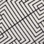 Crosby St. Black & White Geo Print Square Outdoor Throw Pillow, 18"