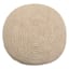 Honeybloom Natural Round Crochet Outdoor Throw Pillow, 16"