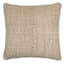 Honeybloom Natural Textured Grid Woven Square Outdoor Throw Pillow, 18"
